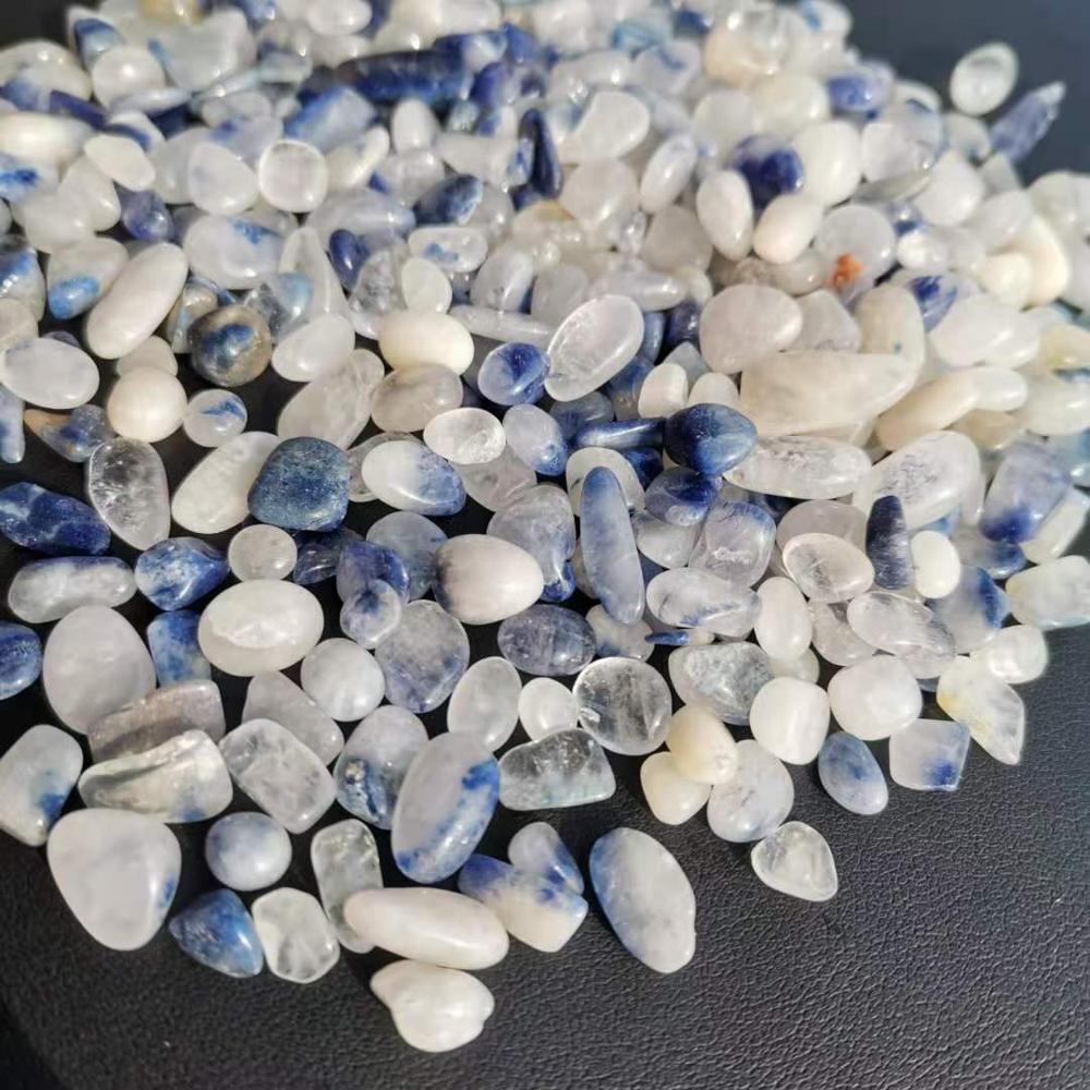 Fish Tank Gravel - 5-7mm Natural Blue Rutilated Gravel Chip