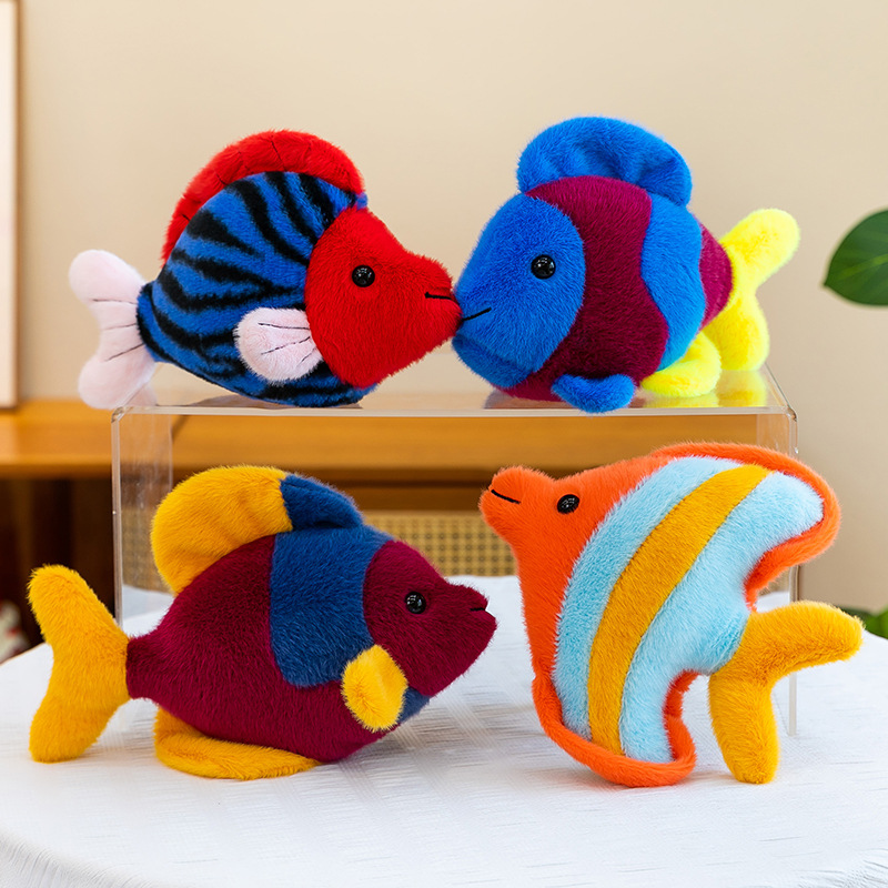 Aquarium Fish Keeping - Funny Clownfish Plush Toy Cartoon Tropical