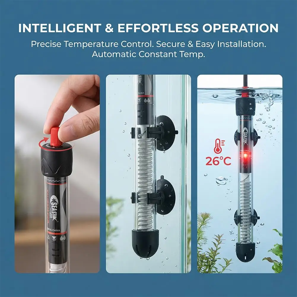 Adjustable Aquarium Heater 25W - Fish Tank Heater ulasan dan harga