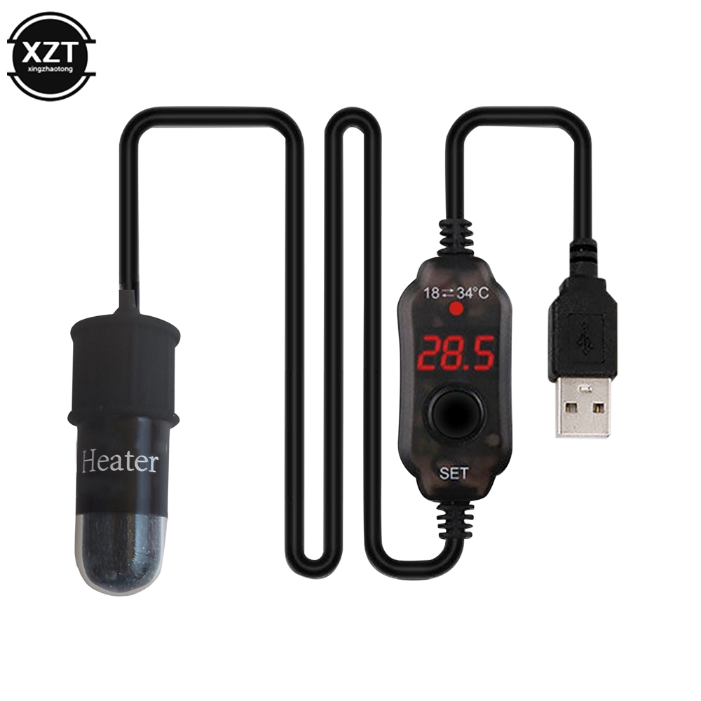 Mini USB Charging Aquarium hea - Fish Tank Heater ulasan dan harga