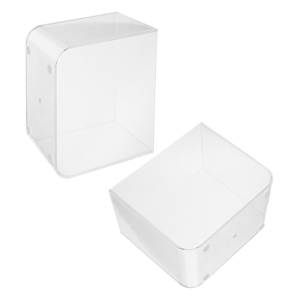 2Pcs Square Desktop Fish Tank  - Betta Fish Tank ulasan dan harga
