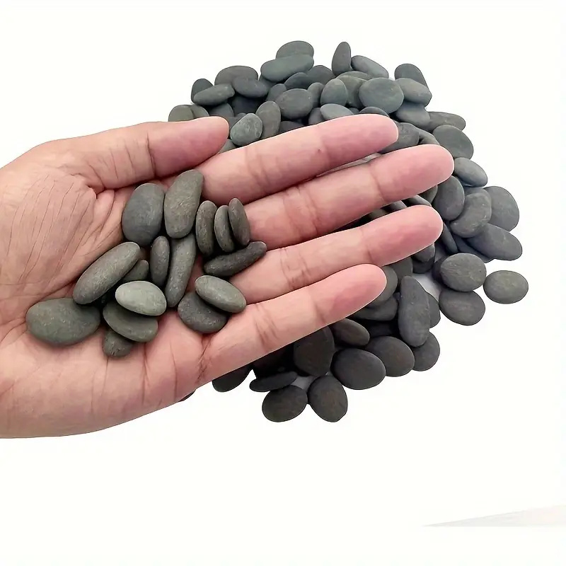 20Pcs Natural River Rocks Smoo - Fish Tank Gravel ulasan dan harga