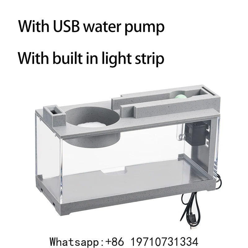 Aquarium Fish Tank Kit Built-i - Aquarium Decor ulasan dan harga