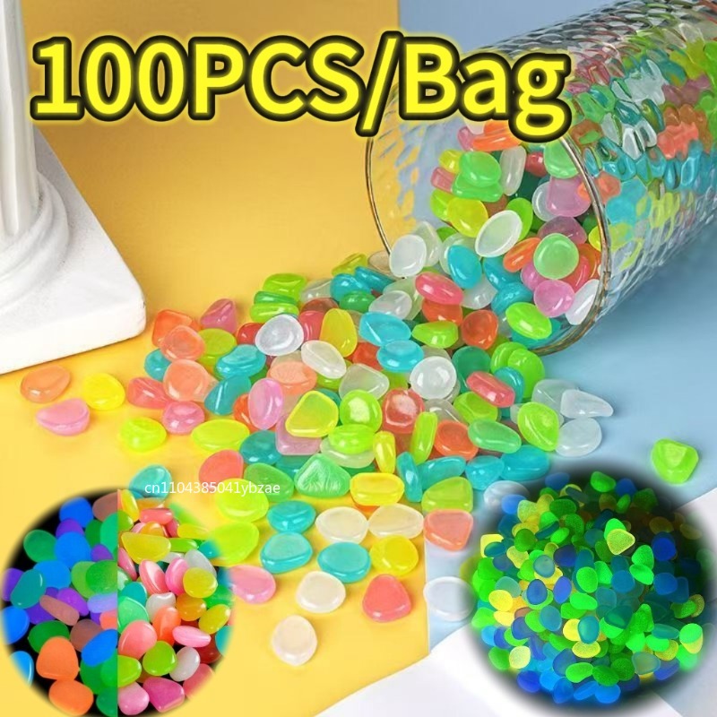 100-800pcs Glow in The Dark Pe - Aquarium Plants ulasan dan harga