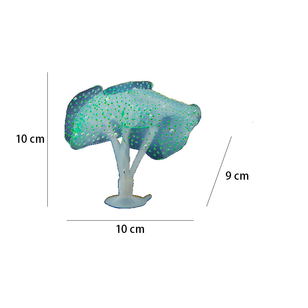 1Pcs Luminous Anemone Artifici - Fish Aquarium Home ulasan dan harga