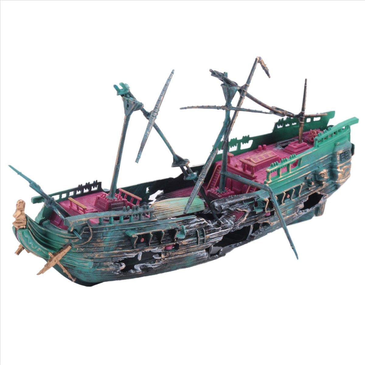 【ABFS】Large Aquarium Shipwreck - Aquarium Decor ulasan dan harga