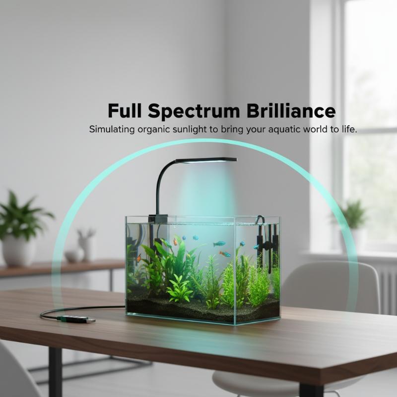 USB Aquarium Clip Light Flexib - Aquarium Fish Tank ulasan dan harga