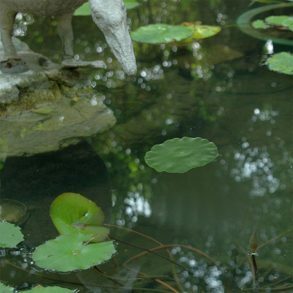 Artificial Lily Pads 15Pcs Rea - Aquarium Fish Tank ulasan dan harga