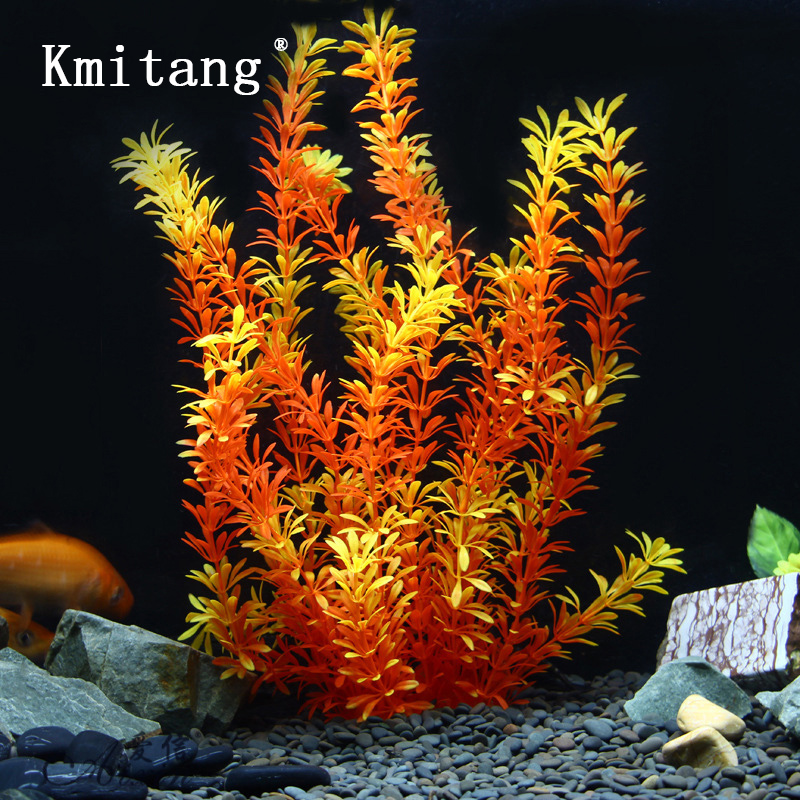 100cm Tropical Plants Large Ar - Fish Aquarium Home ulasan dan harga