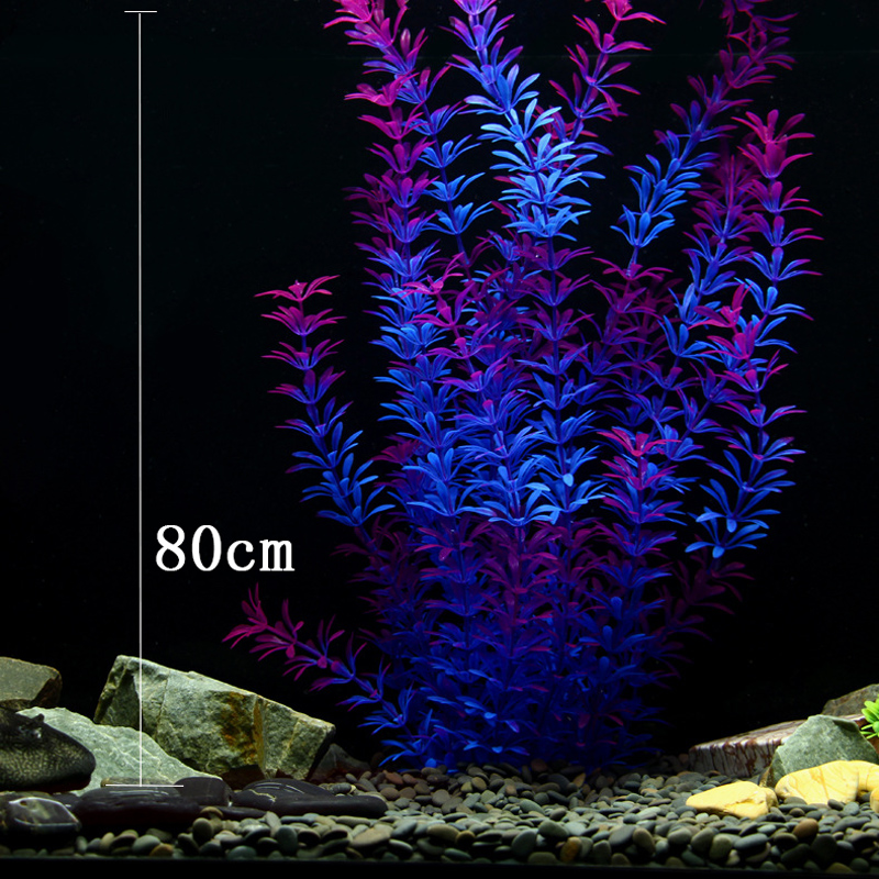 100cm Tropical Plants Large Ar - Fish Aquarium Home ulasan dan harga