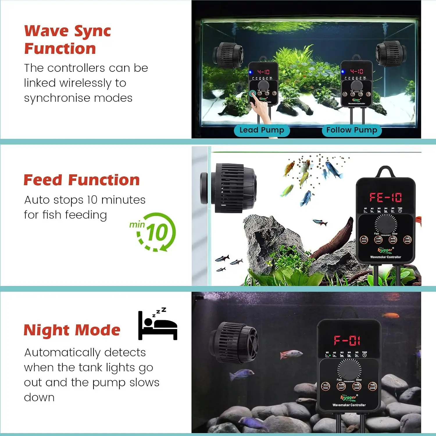 Adjustable Flow Aquarium Wave  - Aquarium Pump ulasan dan harga