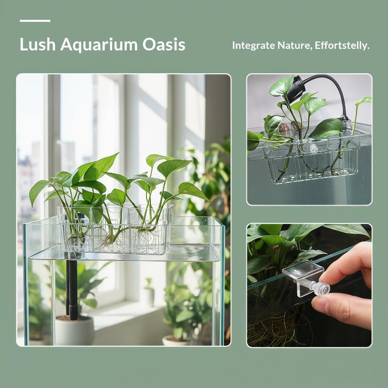 Hydroponic Plant Basket Food G - Aquarium Fish Tank ulasan dan harga