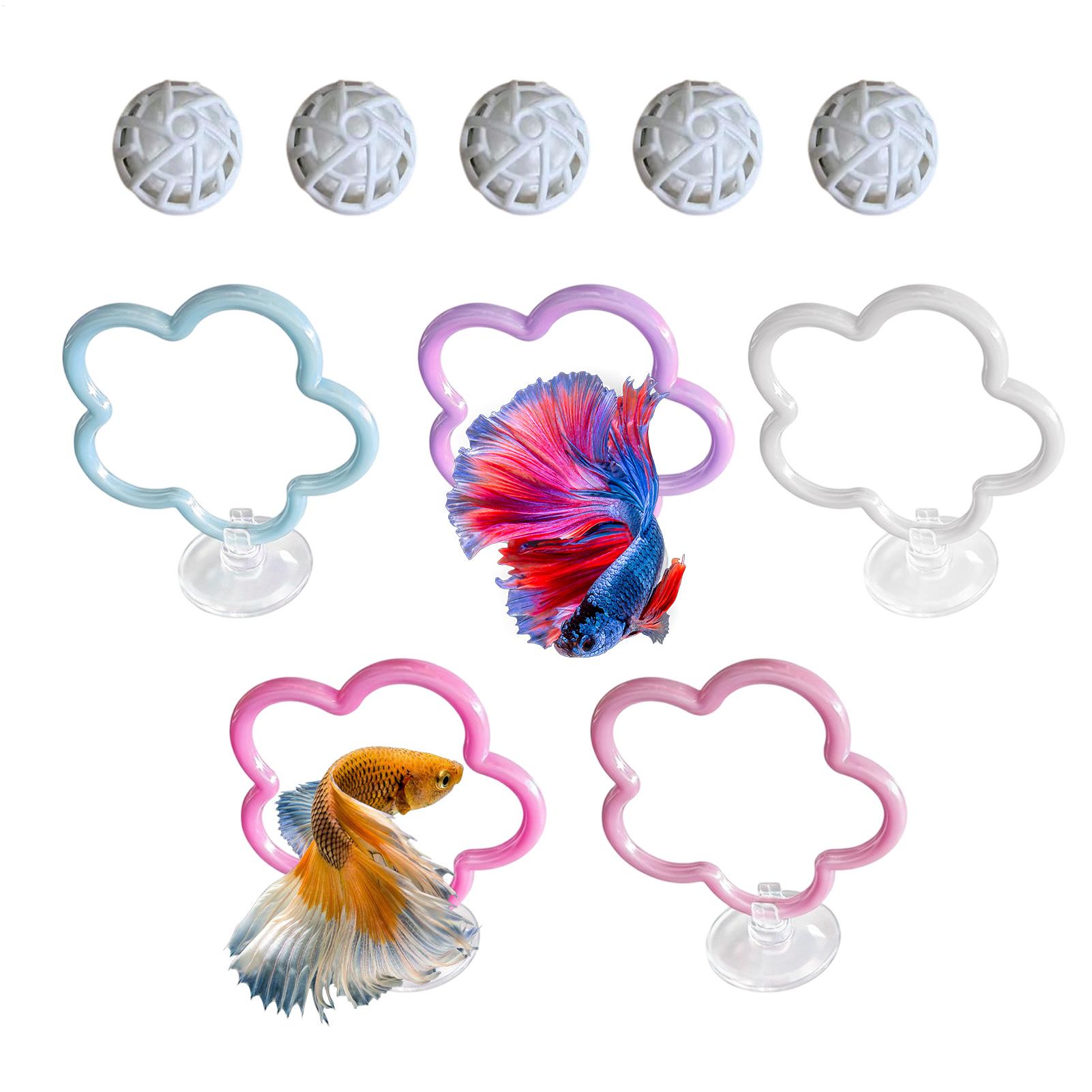 Betta Fish Toys 5 Pieces Color - Aquarium Fish Betta ulasan dan harga