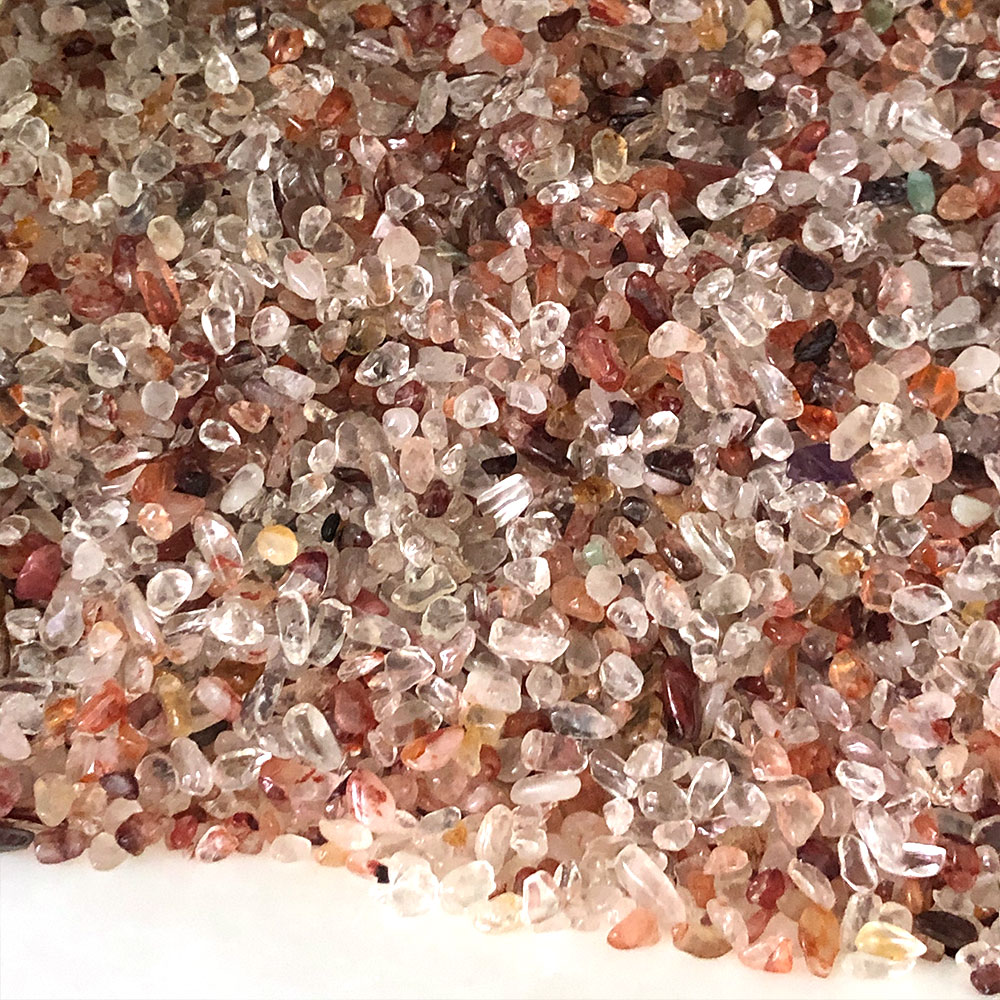 Natural Stone Crystal Chips Gr - Fish Tank Gravel ulasan dan harga