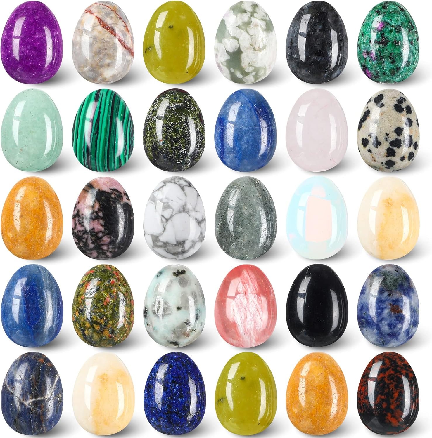 8  pcs natural crystal beads,  - Fish Tank Gravel ulasan dan harga