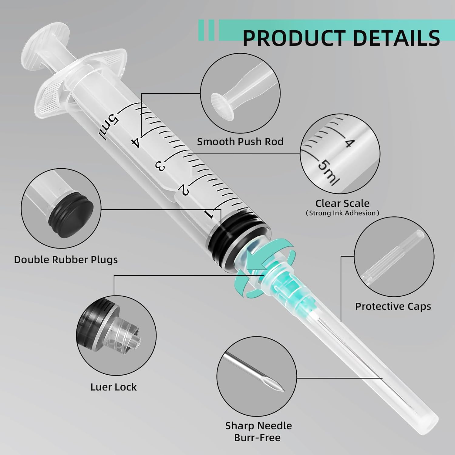 5ml Luer Lock Syringe, Suitabl - Aquarium Plants ulasan dan harga
