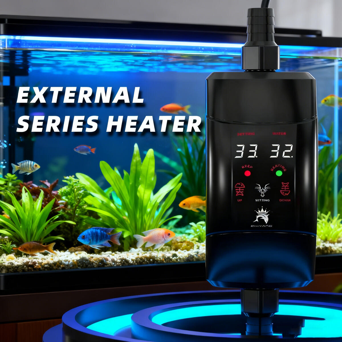 External Aquarium Heating Rod  - Fish Tank Heater ulasan dan harga