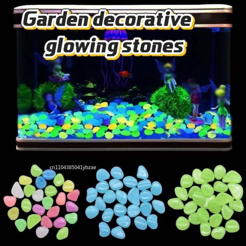 100-1000 Pcs Luminous Rock, St - Fish Tank Gravel ulasan dan harga