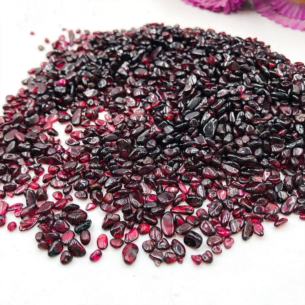 50g/Pack Lot Natural Red Garne - Fish Tank Gravel ulasan dan harga
