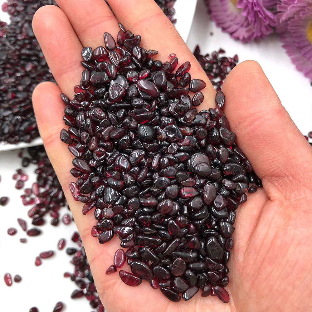 50g/Pack Lot Natural Red Garne - Fish Tank Gravel ulasan dan harga