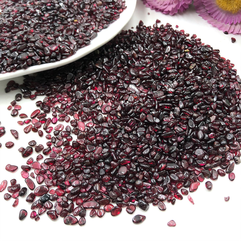 50g/Pack Lot Natural Red Garne - Fish Tank Gravel ulasan dan harga