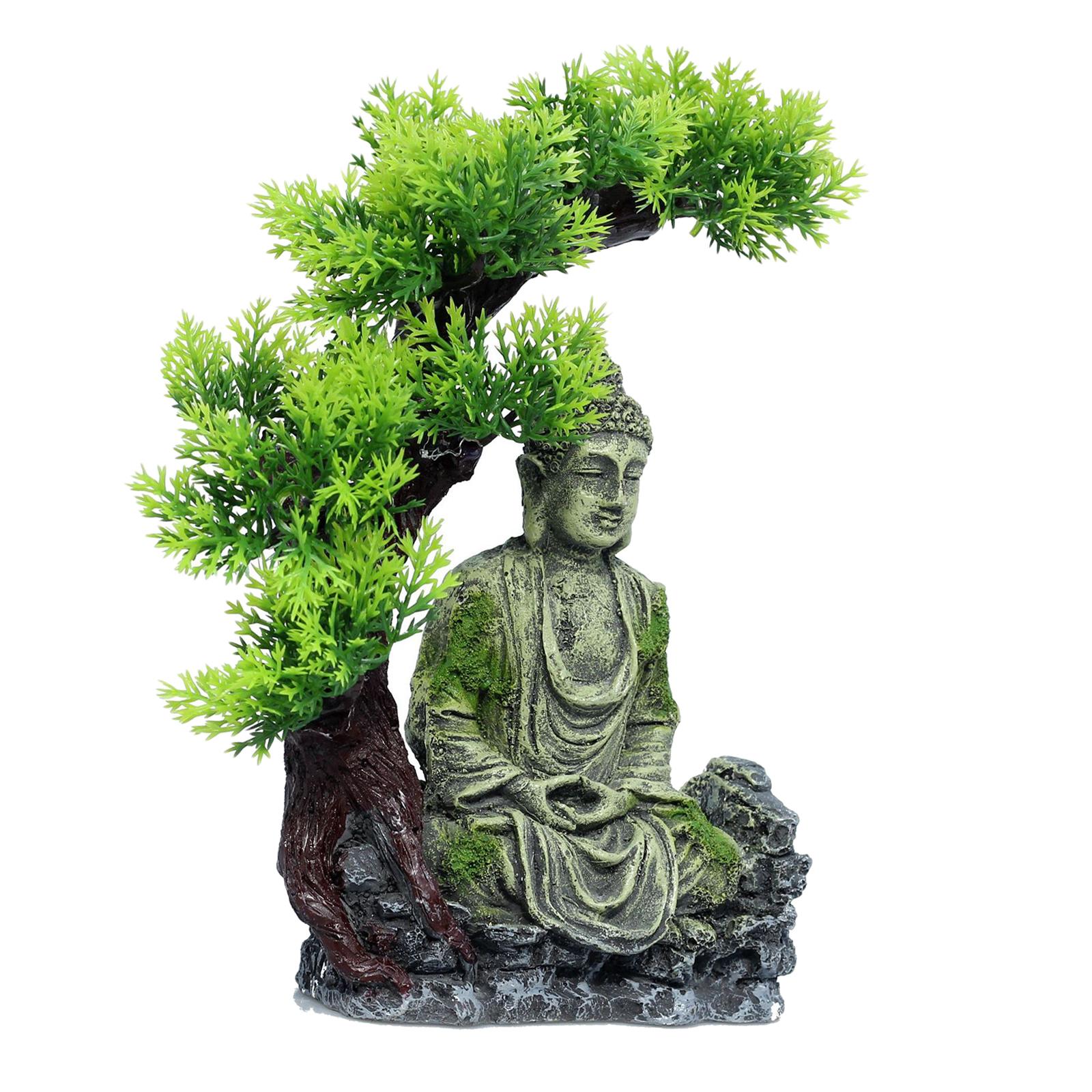 Buddha Statue Aquarium Decorat - Aquarium Fish Tank ulasan dan harga