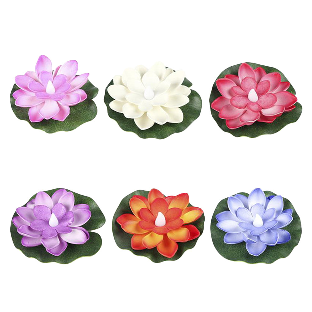 6Pcs Realistic Simulation Lotu - Aquarium Decor ulasan dan harga