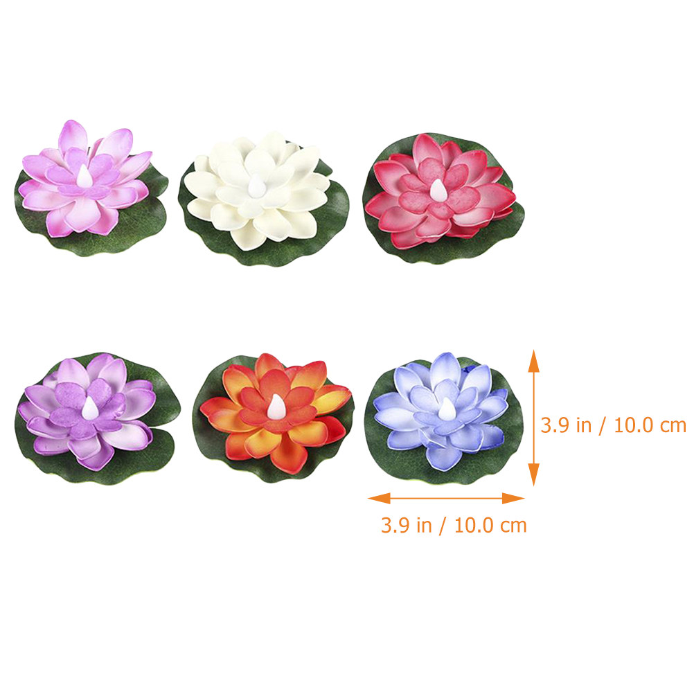 6Pcs Realistic Simulation Lotu - Aquarium Decor ulasan dan harga
