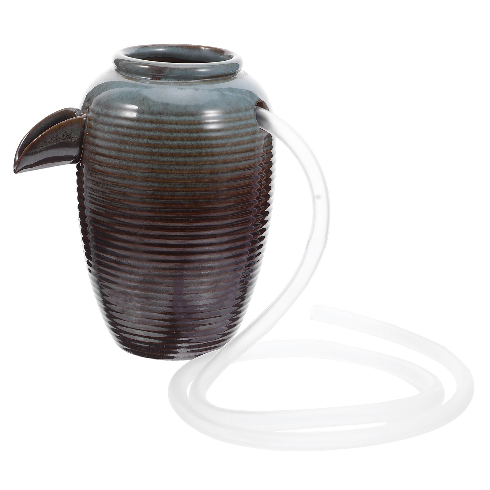 Ceramic Jar Fish Tank Fountain - Aquarium Fish Tank ulasan dan harga
