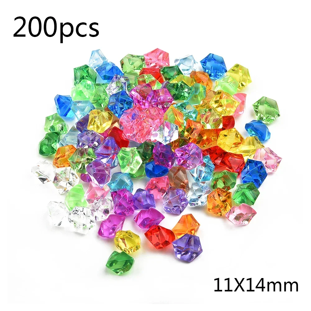 200pcs Acrylic Gem Stone Color - Fish Tank Gravel ulasan dan harga