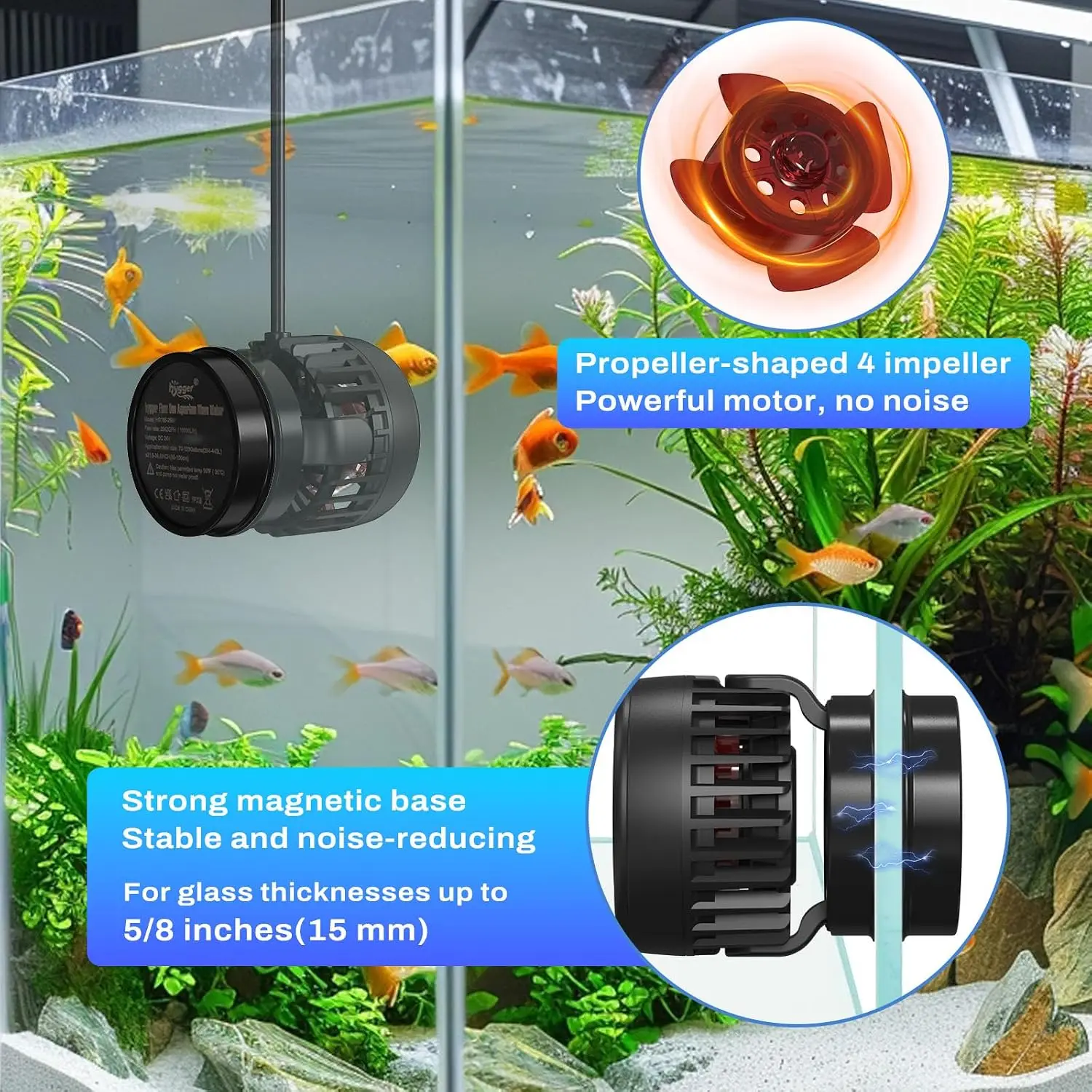 DC Powerful Wave Maker For Aqu - Aquarium Pump ulasan dan harga