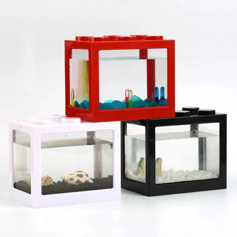 1L USB LED Desktop Mini Aquari - Aquarium Fish Betta ulasan dan harga